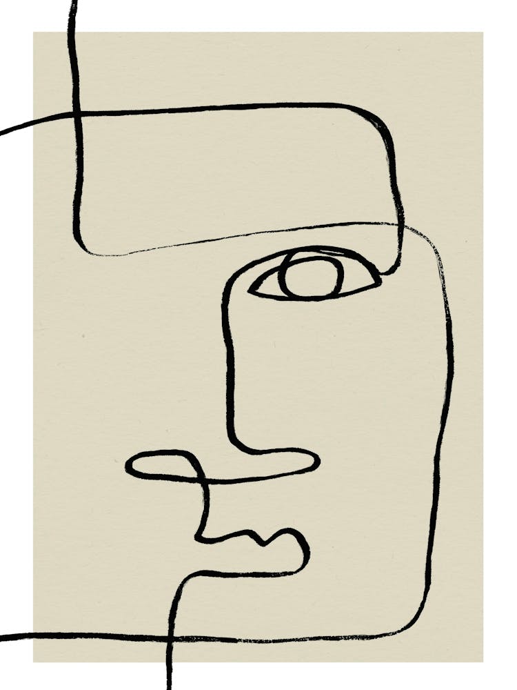 Oneline Face No 1
