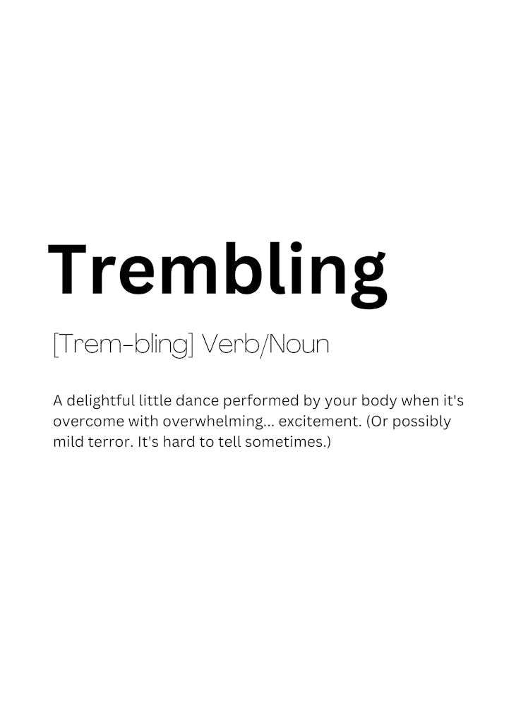 Trembling Definition Meaning
