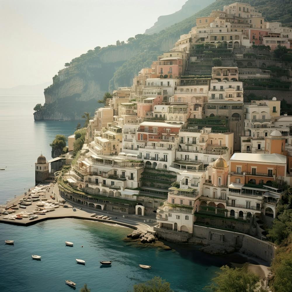 Italy, Mediterranean, Summer Vintage Film Photography