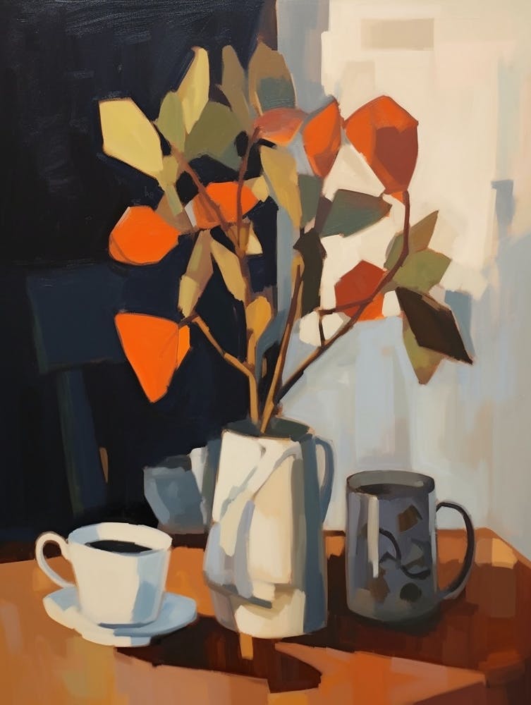 Autumn Kitchen Still Life Painting 2