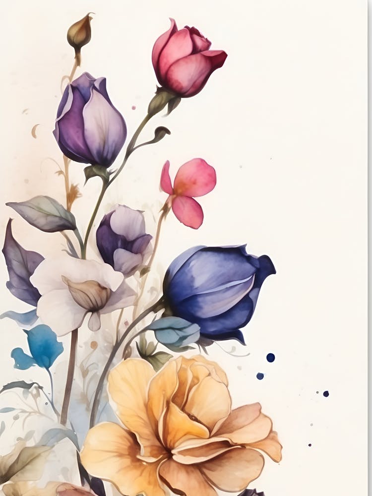 Watercolor Flowers 2