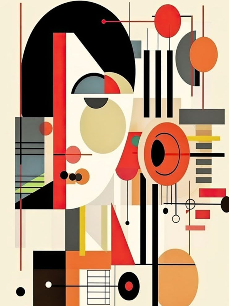 Bauhaus Abstract Painting