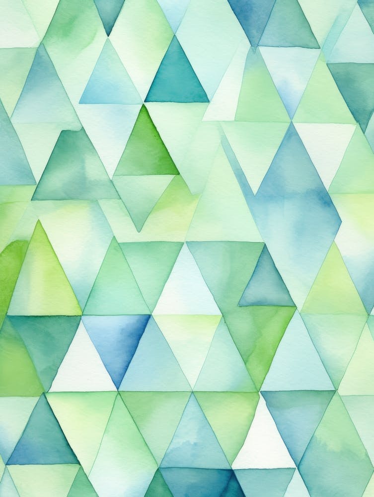 Watercolor Triangles
