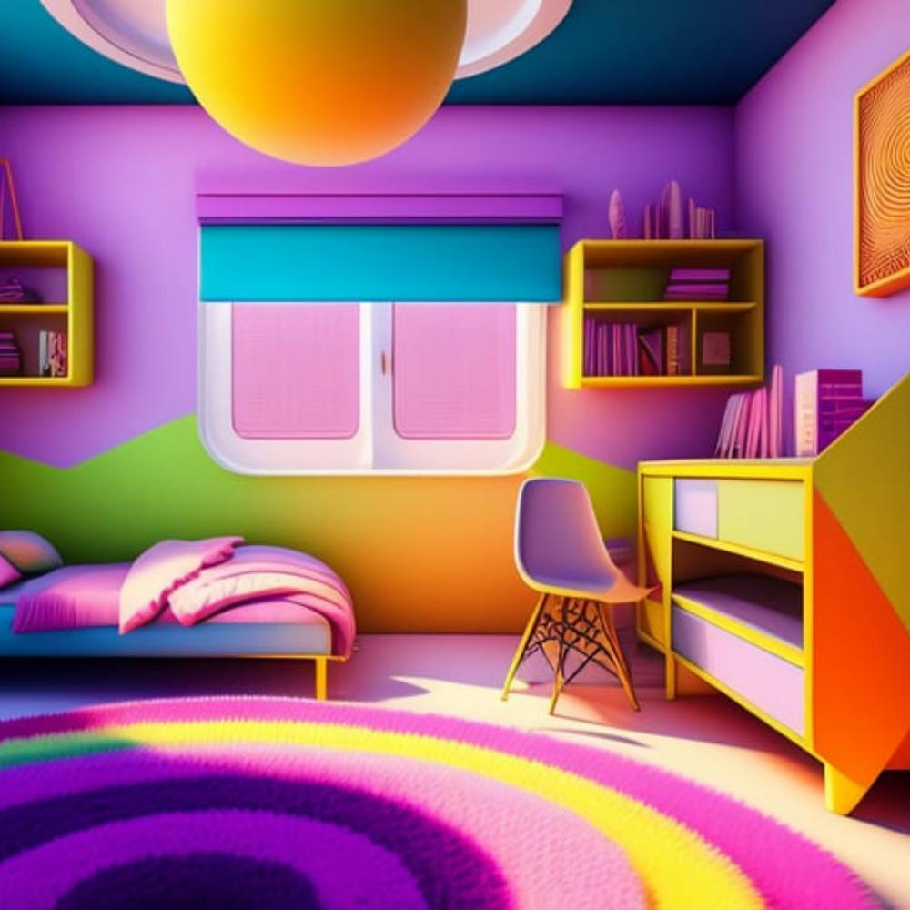 Colorful Bedroom