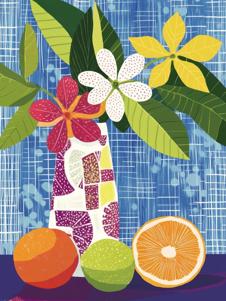 Oranges In A Vase 13