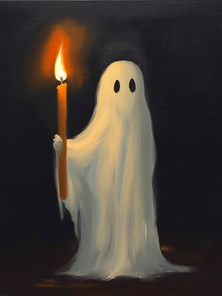 Ghost Halloween Poster