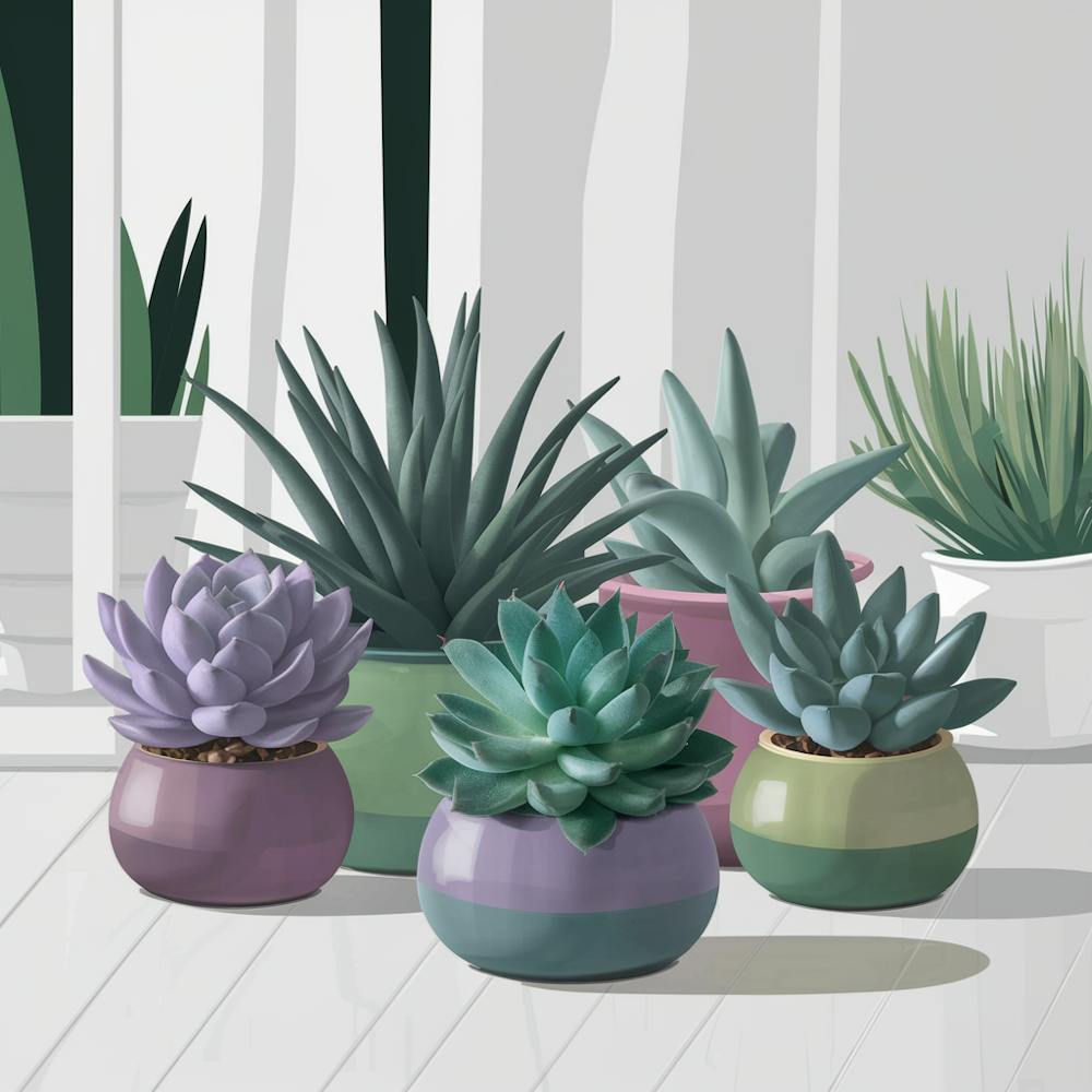 Succulents In Pots 4