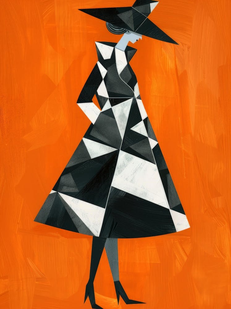 Black And White Abstract Painting 3