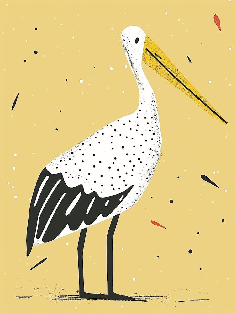 Yellow Stork