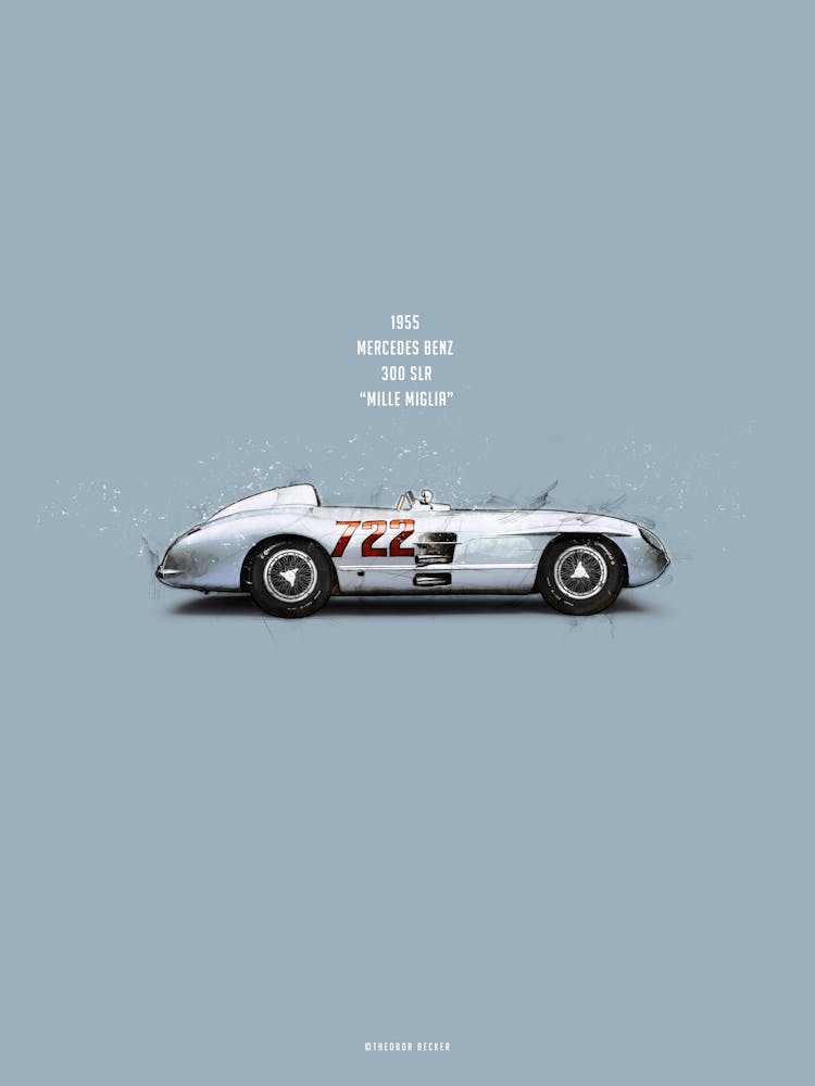 Cic Mercedes 300 SLR Mille Miglia