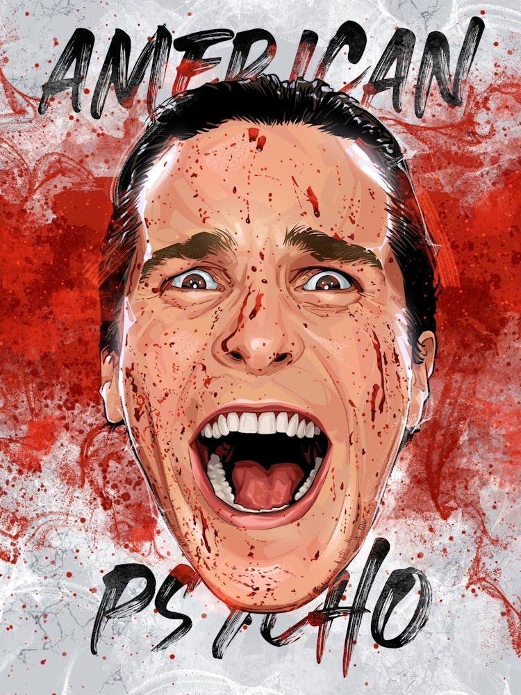 American Psycho Scream with title