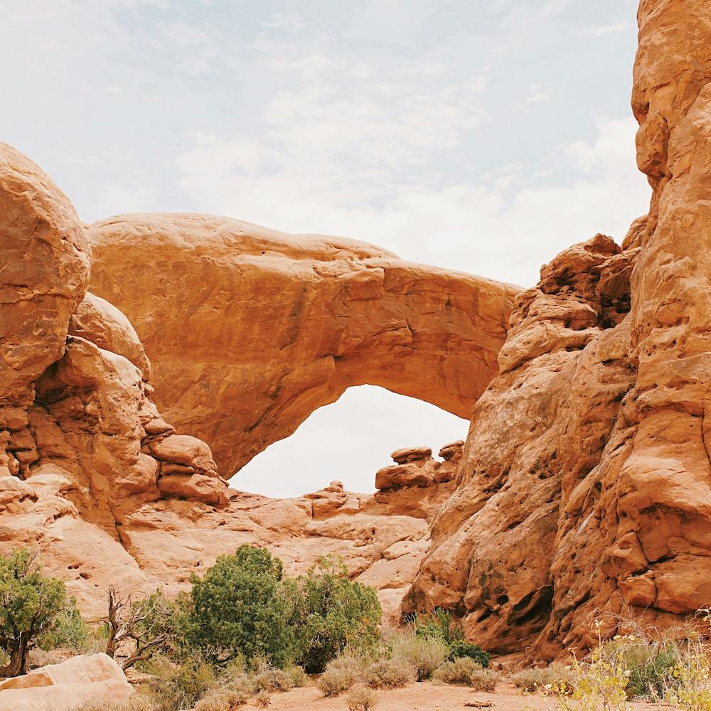 Desert Arch Scenery