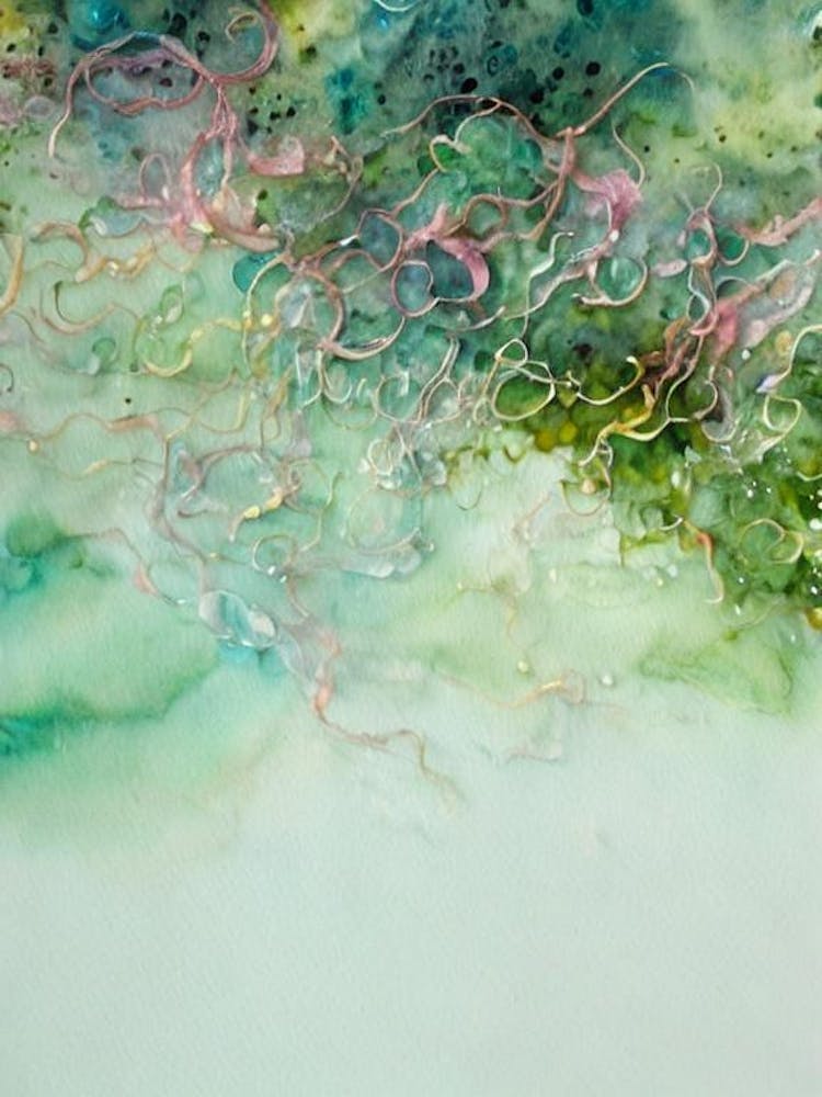 Portuguese Man Of War Storybook Watercolour