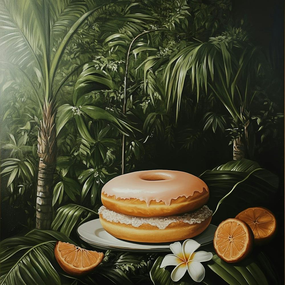 Donut In The Jungle Art