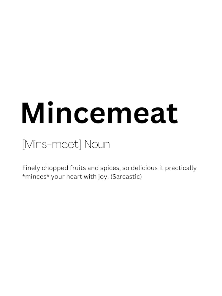 Mincemeat Definition Meaning