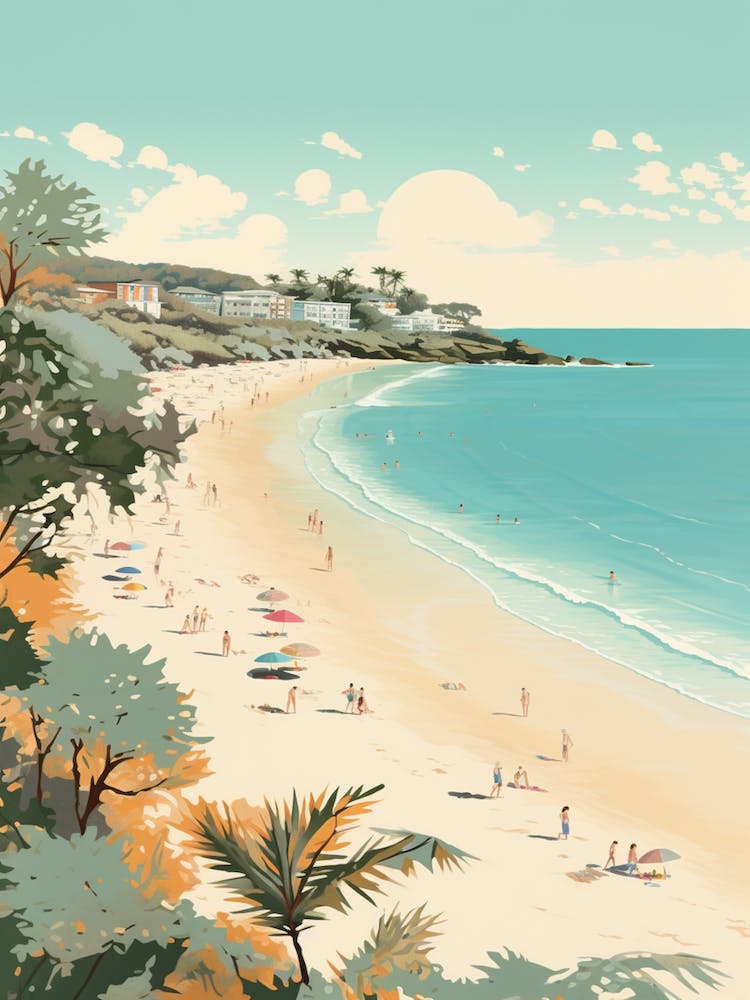 Noosa Main Beach Golden Tones 2