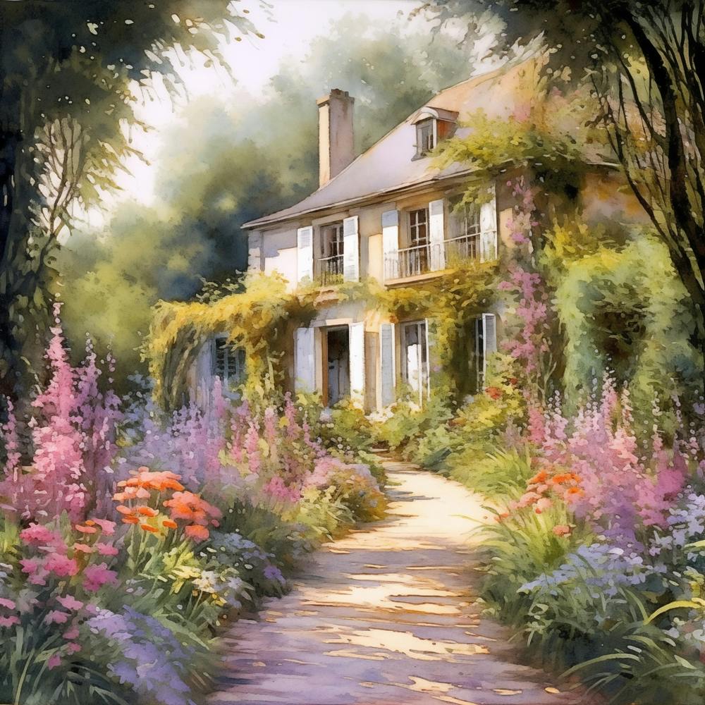 Claude Monet Into The Garden