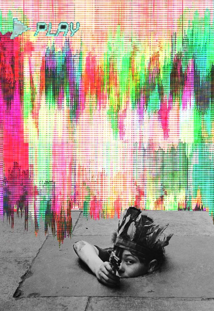 Little Boy Bang Bang Glitch