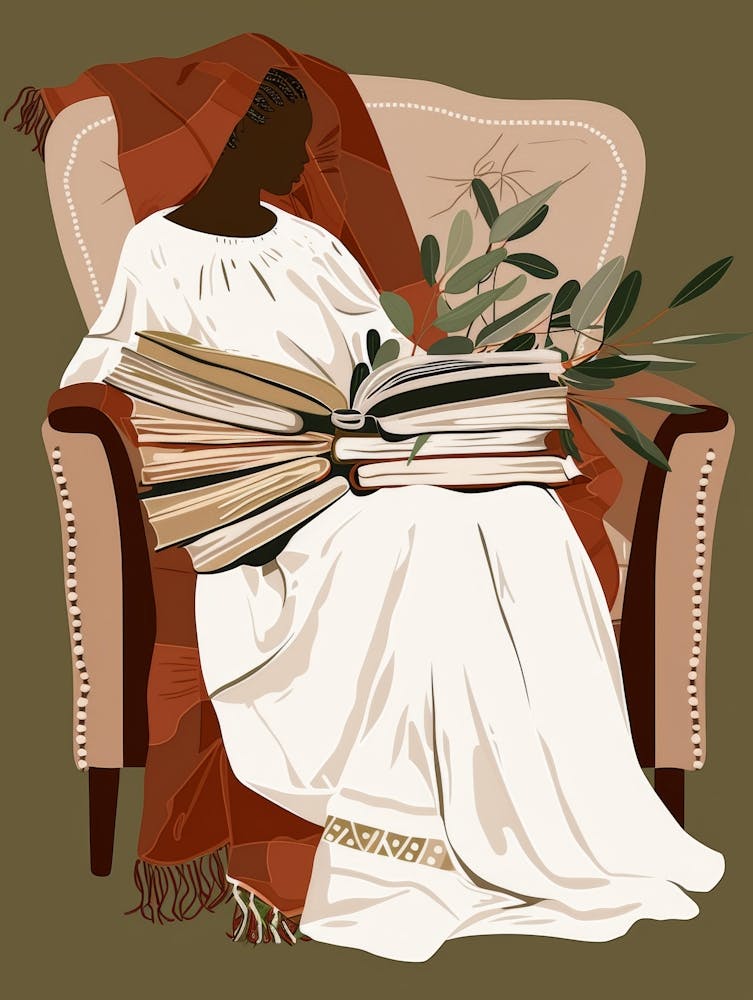 Woman Reading Book