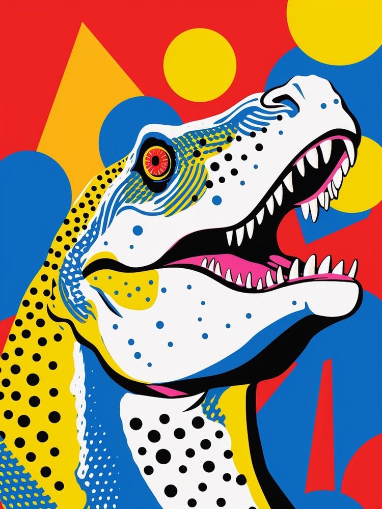Pop Art Dinosaur 2