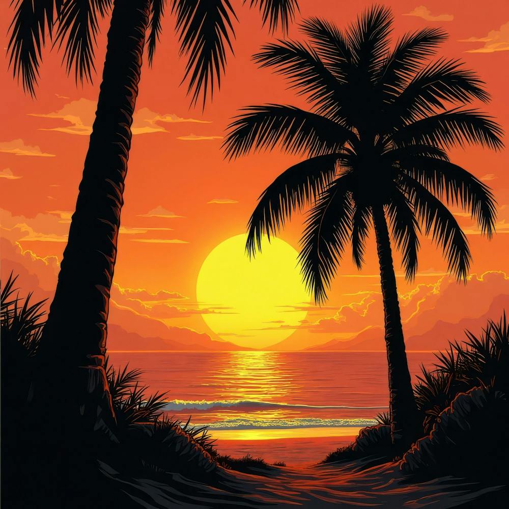 Sunset At The Beach 33