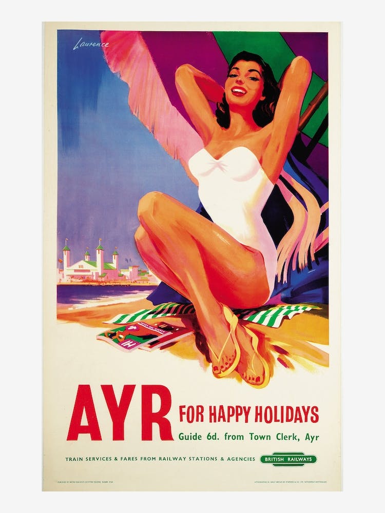 Ayr British Railways Poster