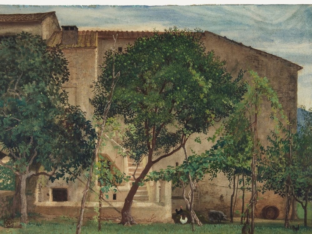 Italian Farmhouse Art print