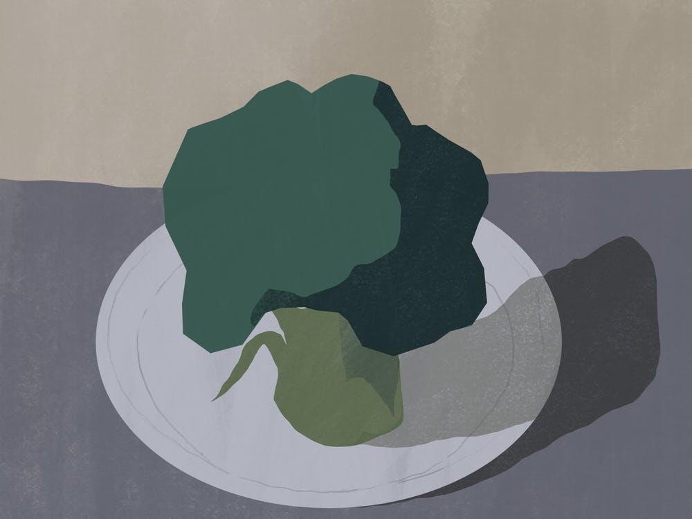 Broccoli On A Plate