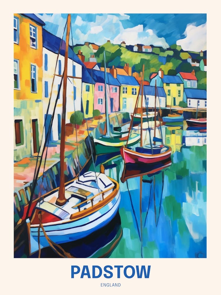 Padstow England 2 Uk Travel Poster