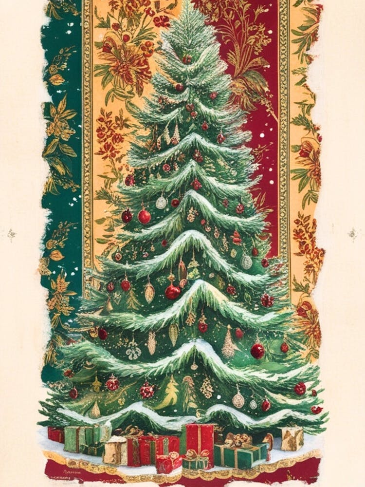 William Morris Christmas Tree 60