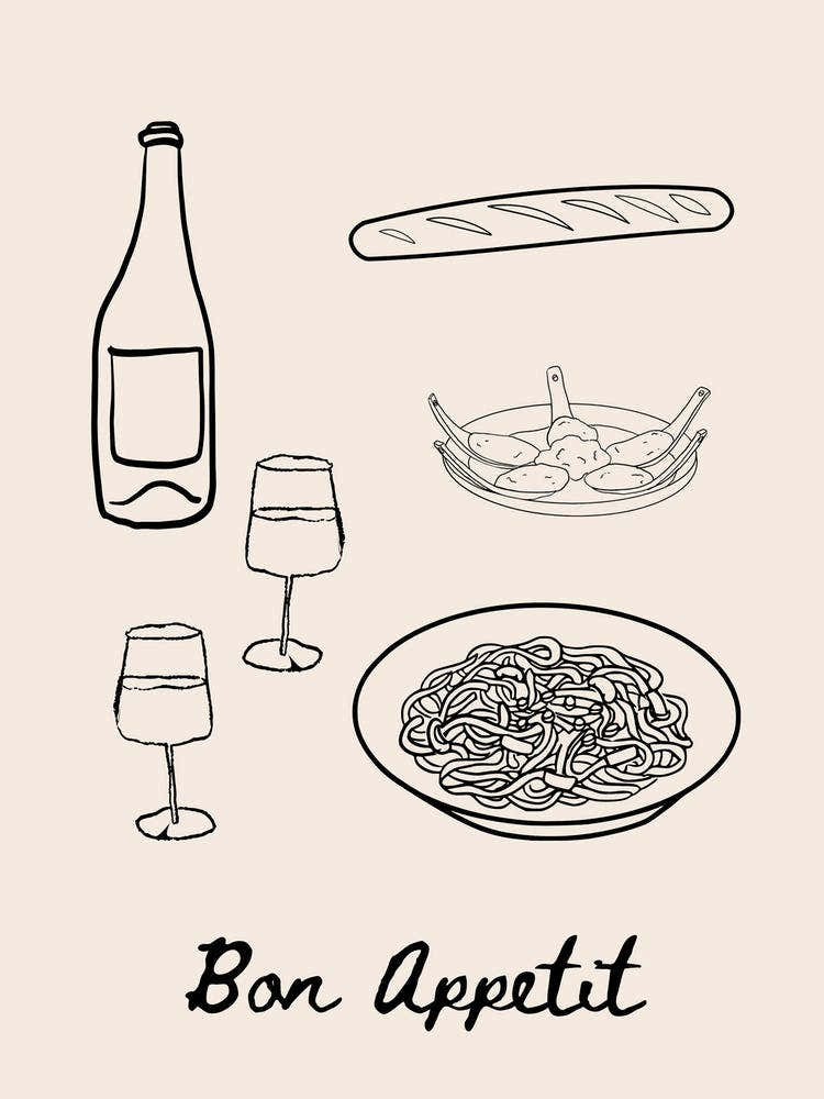 Bon Appetit Dinner Table