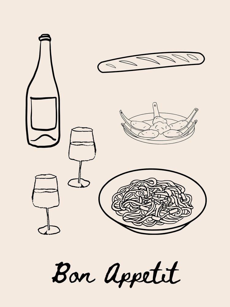 Bon Appetit Dinner Table