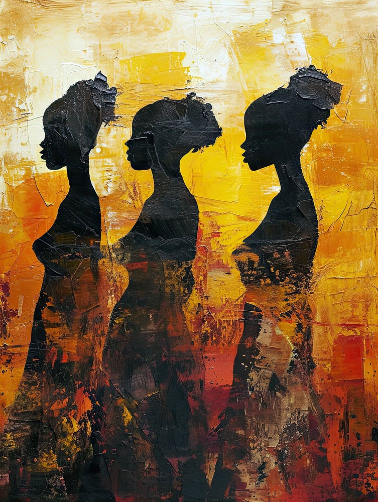 The African Women; A Boho Resonance