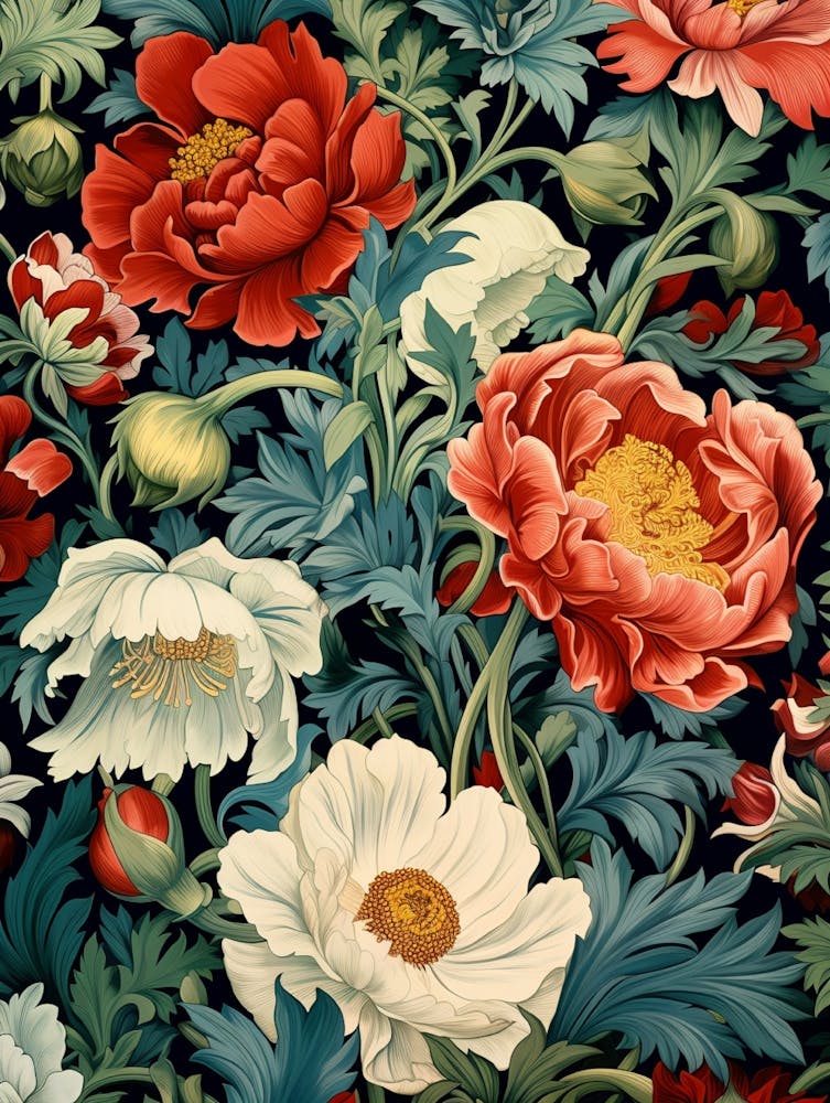 Papier Peint Pivoines 2