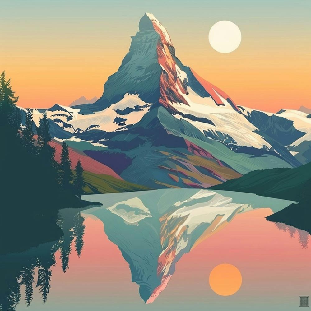 Matterhorn At Sunset 1
