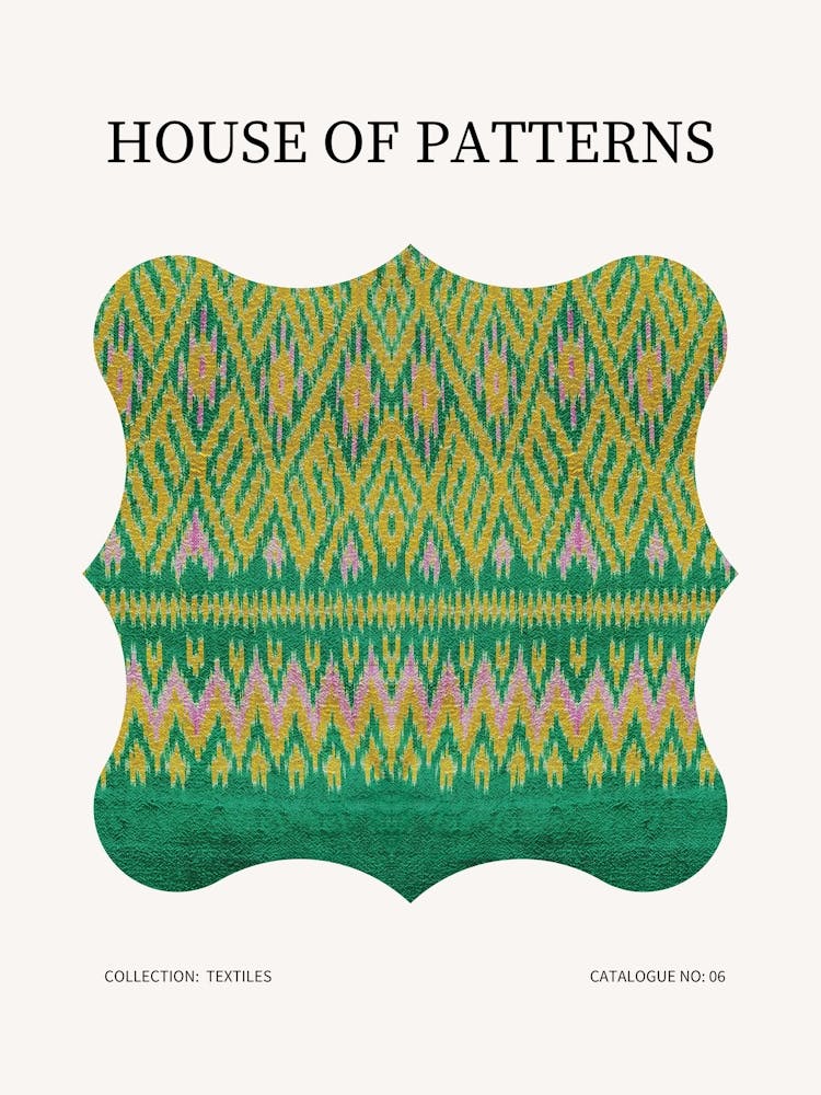 Textile Pattern Poster 6