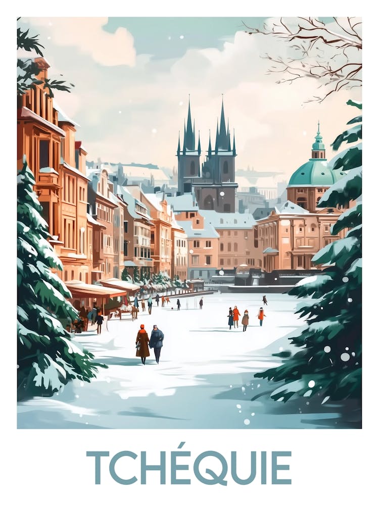 Reiseplakat Tschechien