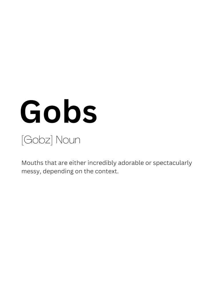 Gobs Definition Meaning 1