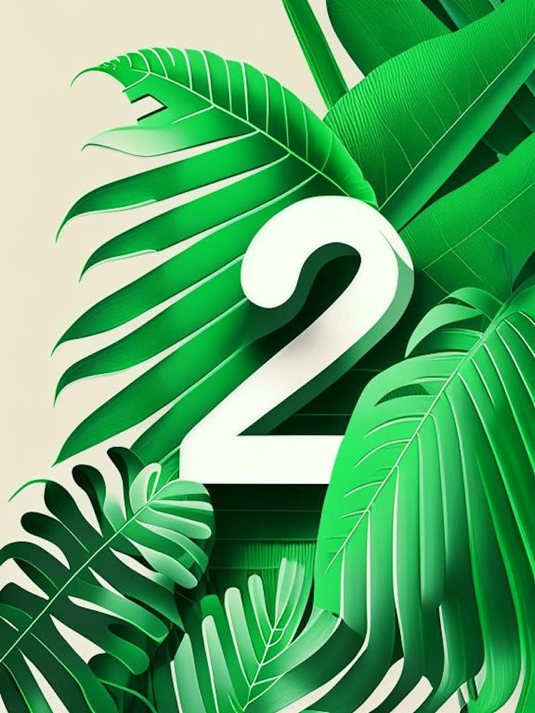 24, Number, Education Jungle Leaf I