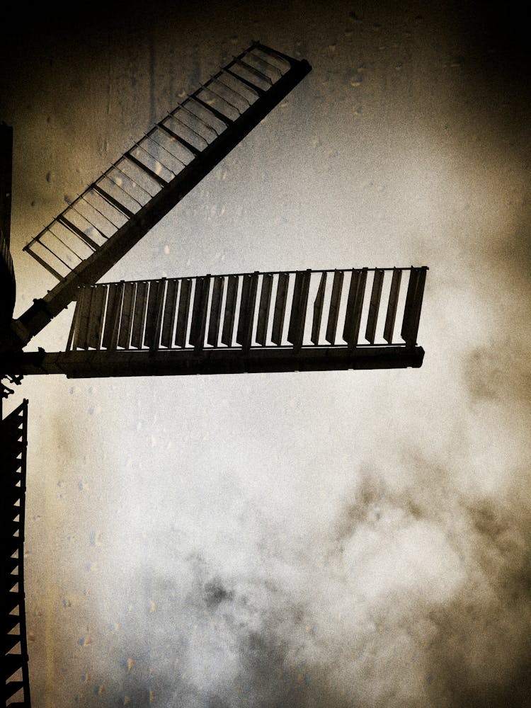 Windmühlensegel & Regen