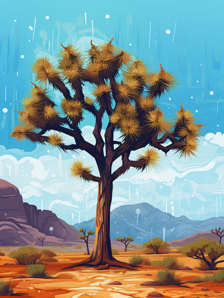 Joshua Tree In The Rain In Nat Viga Style (4)
