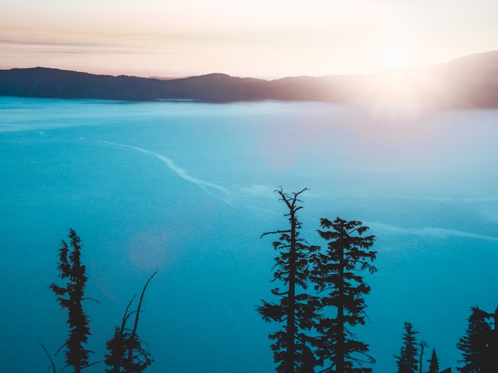 Sunrise Over Crater Lake