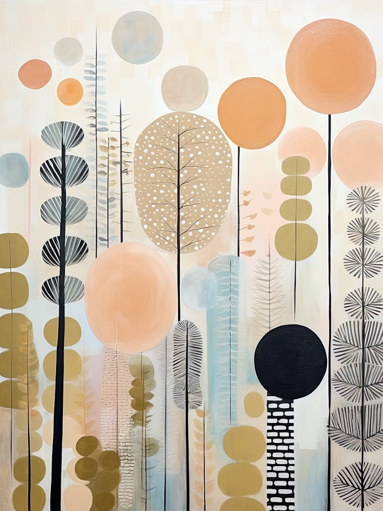 Floral Print 57, Mid Century Modern Wall Art, Pop Culture Print Modern Art, Exhibition Poster Minimalist Modern, Retro Print, Bauhaus