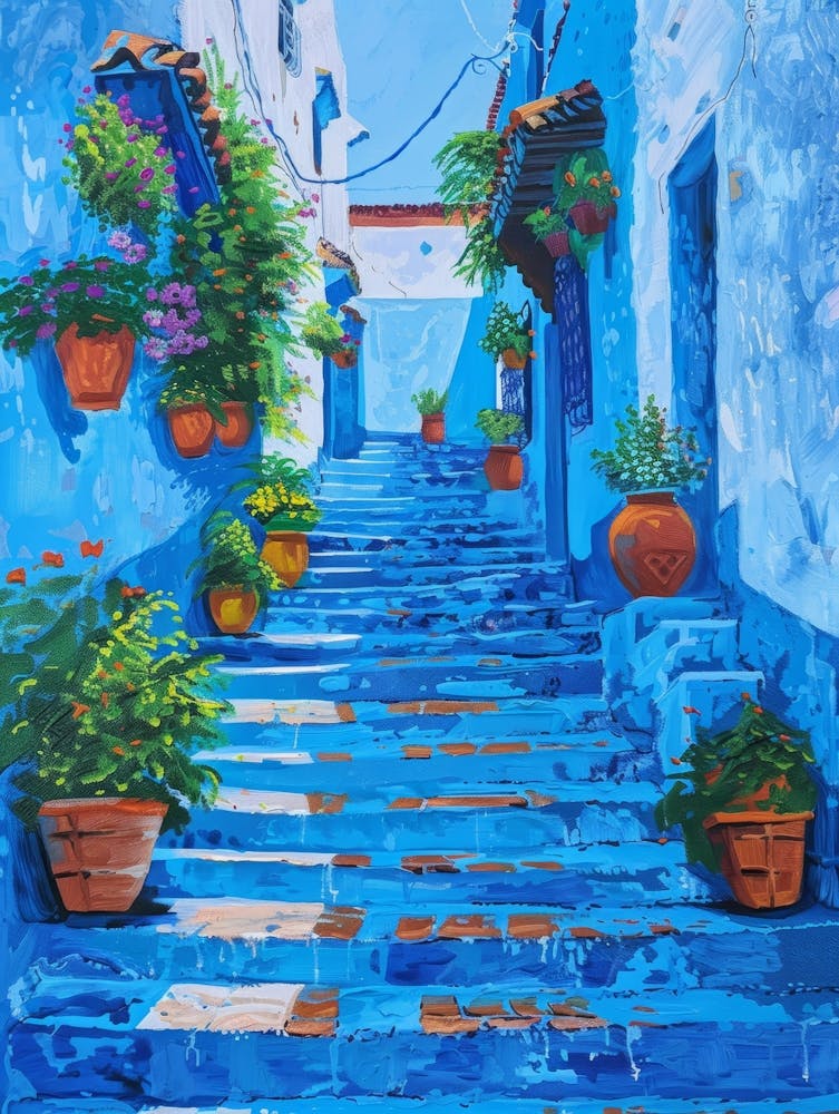 Chefchaouen Blue