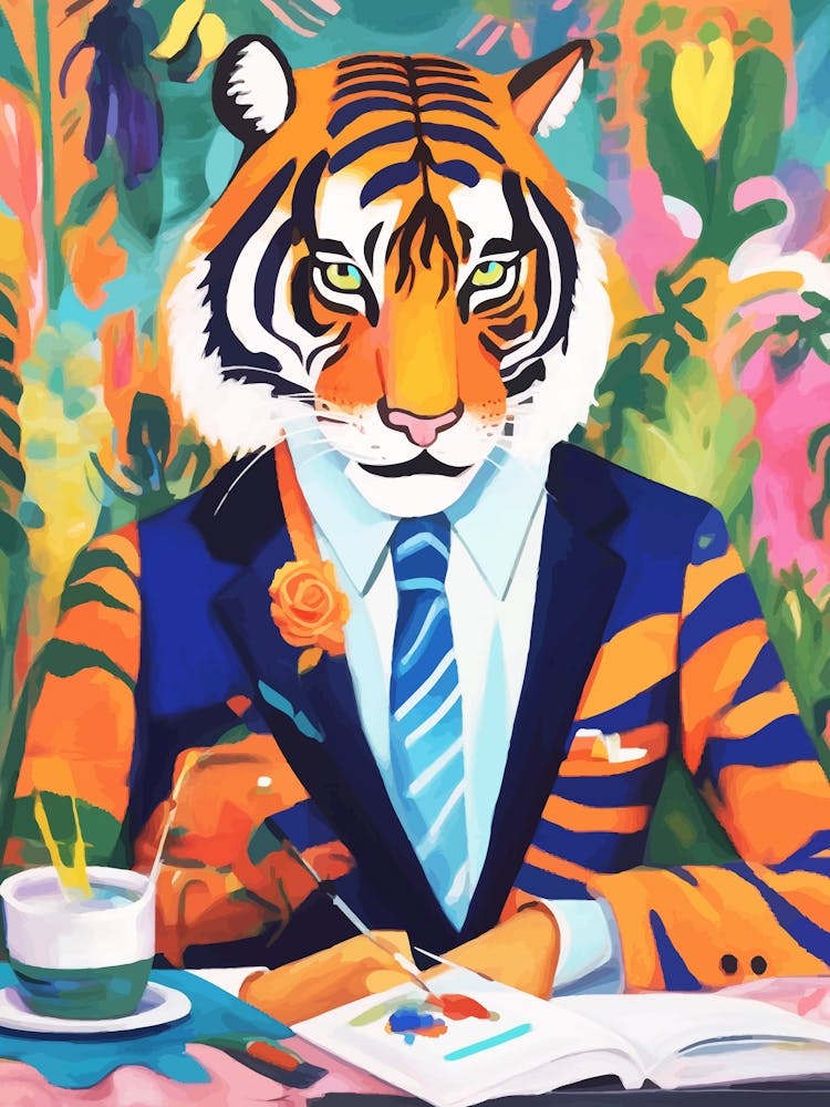 Tiger In A Suit