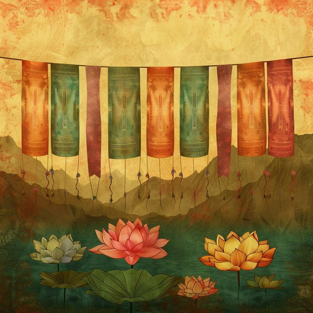 Lotus Painting