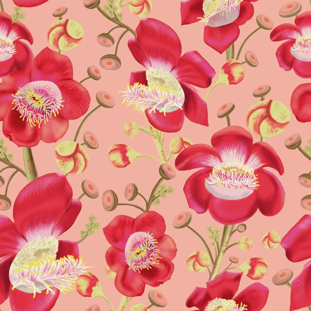 Floral Maximalist Beige