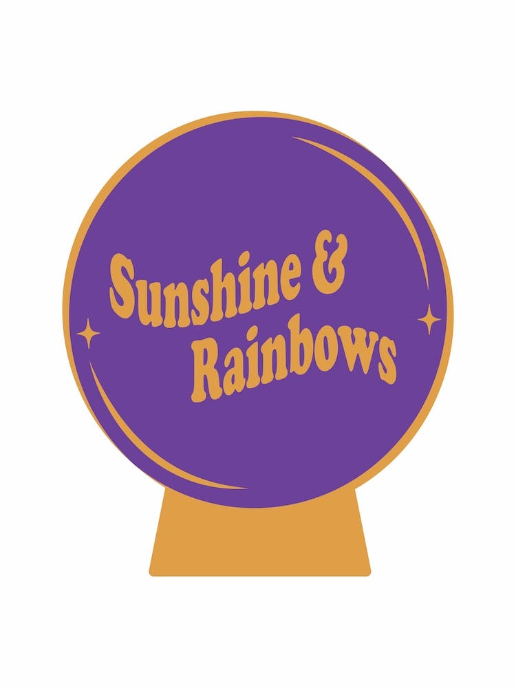 Sunshine & Rainbows - Purple