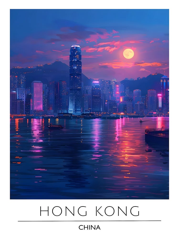 Hong Kong At Night