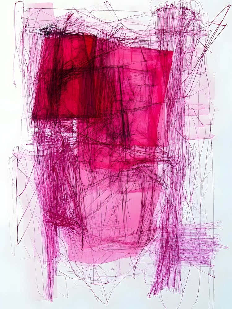 Abstract In Pink